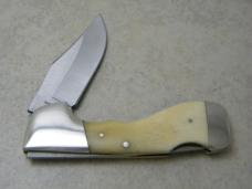 Frost Cutlery Surgical Steel Smooth Bone Choctaw Lockback Knife