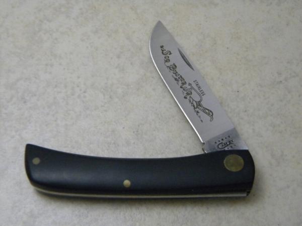 Case XX USA 10 Dot 2137 Black Sodbuster Jr Knife Case XX USA 10 Dot 2137 Black Sodbuster Jr Knife