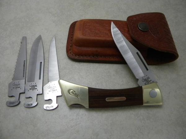 Case XX USA 7 Dot Wood Changer Lockback Knife NIB w/Pouch Case XX USA 7 Dot Wood Changer Lockback Knife NIB w/Pouch