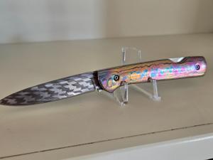 BlACK TIMASCUS LOCKBACK 