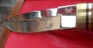 Buck USA Custom Knife Harley Davidson 