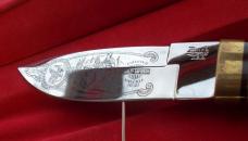Buck USA Custom Knife Harley Davidson 