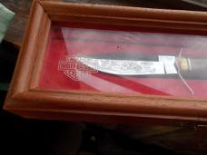Buck USA Custom Knife Harley Davidson 