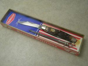Camillus New York USA 14 Delrin Jack Knife w/Sharpener New in Gift Box