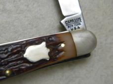 Camillus New York USA 14 Delrin Jack Knife w/Sharpener New in Gift Box