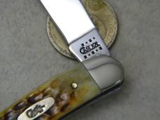 Case XX 9 Dot (2001) 610094 Amber Bone Toothpick Knife 
