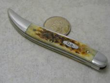 Case XX 9 Dot (2001) 610094 Amber Bone Toothpick Knife 