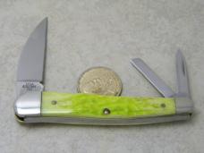 Case XX USA 2004 Key Lime Bone 6355WH Wharncliff Whittler Knife