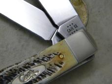 Case XX USA 2004 Bone Stag 6.5254W Trapper Knife
