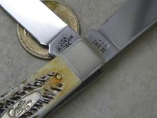 Case XX USA 2004 Bone Stag 6.5254W Trapper Knife