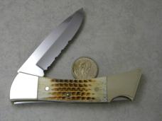 Case XX USA 2003 Amber Bone 59L Hunting Heritage Collection Lockback Knife