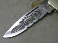 Case XX USA 2003 Amber Bone 59L Hunting Heritage Collection Lockback Knife