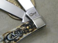 Case XX USA 2019 Toasted Color Wash Bone 6344 Medium Stockman Knife 