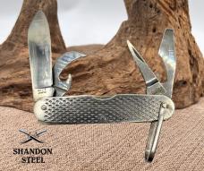 Marbles US GI Utility Scout Stainless Pocket Knife Steel Handle with Bail (142)