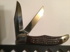 CASE 5 1/2” Double Hunter #6265SAB 7 Dots Drilled Bolster