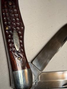 CASE 5 1/2” Double Hunter #6265SAB 7 Dots Drilled Bolster