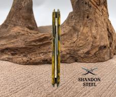 A.W. Bradshaw & Sons Antique 2 Blade Pen Knife c. 1856-1860 Germany Carbon (60)