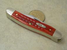 Case XX USA 7 Dot Red Bone 6318 Stockman Knife 