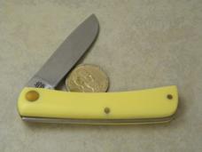 Case XX USA 2 Dot 3137 CV Yellow Sodbuster Knife 