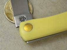 Case XX USA 2 Dot 3137 CV Yellow Sodbuster Knife 