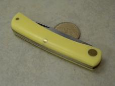 Case XX USA 2 Dot 3137 CV Yellow Sodbuster Knife 