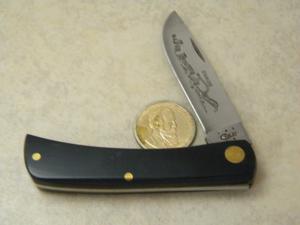Case XX USA 5 Dot 2137 SS Black Sodbuster Jr Knife 