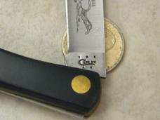 Case XX USA 5 Dot 2137 SS Black Sodbuster Jr Knife 