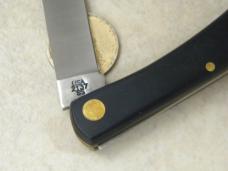 Case XX USA 5 Dot 2137 SS Black Sodbuster Jr Knife 