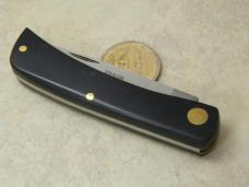 Case XX USA 5 Dot 2137 SS Black Sodbuster Jr Knife 