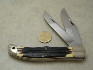 Queen Number 39 Imitation Winterbottom Bone Folding Hunter Knife c. 1932-1955