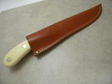 Imperial (Frontier) USA 442F Fixed Blade Fish Fillet Knife w/Leather Sheath