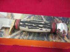 Marbles Bison Stag Handle / Aluminum Pommel