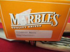 Marbles Bison Stag Handle / Aluminum Pommel
