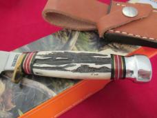 Marbles Trailcraft Bone Stag Handle / Aluminum Pommel