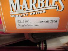 Marbles Campcraft Stag Handle / Aluminum Pommel