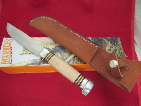 Marbles Expert 11 Curly Maple Handle / Aluminum Pommel Marbles Expert 11 Curly Maple Handle / Aluminum Pommel
