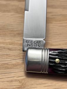 GEC Northfield UN-X-LD #74 Mustang 745125 Black Plum Jigged Bone