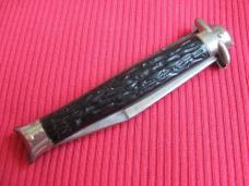 Colonial Shur-Snap Bow Tie Fish Tail Prov. U.S.A. Switchblade Knife