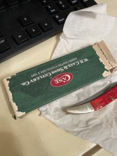 Case Damascus medium toothpick 610094 red NIB