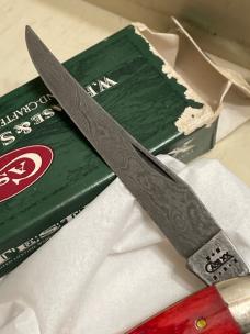 Case Damascus medium toothpick 610094 red NIB