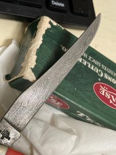 Case Damascus medium toothpick 610094 red NIB