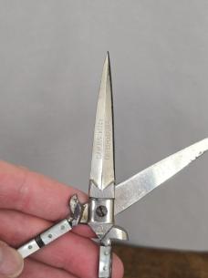 VTG *RARE* DIOGENES 'SOUVENIR OF HABANA' PROSTITUTE'S DAGGER STILETTO KNIFE / SCISSORS 