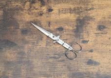 VTG *RARE* DIOGENES 'SOUVENIR OF HABANA' PROSTITUTE'S DAGGER STILETTO KNIFE / SCISSORS 