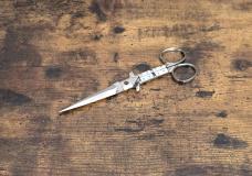 VTG *RARE* DIOGENES 'SOUVENIR OF HABANA' PROSTITUTE'S DAGGER STILETTO KNIFE / SCISSORS 
