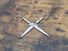 VTG *RARE* DIOGENES 'SOUVENIR OF HABANA' PROSTITUTE'S DAGGER STILETTO KNIFE / SCISSORS 