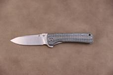 QSP Hawk Liner Lock Pocket Knife 14C28N Blade with Micarta Handle