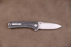QSP Hawk Liner Lock Pocket Knife 14C28N Blade with Micarta Handle