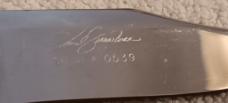 David (Dave) Yellowhorse Buck Model 112 Knife, Confederate Flag Limited edition SN 0539