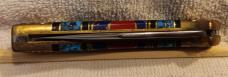 David (Dave) Yellowhorse Buck Model 112 Knife, Confederate Flag Limited edition SN 0539