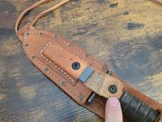 USAF VIETNAM VET ISSUED 1-1969 ONTARIO NY 499 Air Force Survival Knife w/Original Leather Sheath